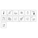 Doccia Duschwanne Liso Enmarcado 100x140cm