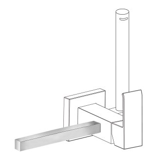Tres Cuadro-Tres, Zubehör Handtuchhalter, chrom