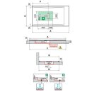 Novellini Custom Rechteck-Duschwanne 160x80cm
