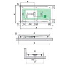Novellini Custom 2 Rechteck-Duschwanne 140x70cm Randhöhe 12cm