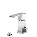 Tres Cuadro-Tres, Einhandmischer Bidet mit Dusche, chrom