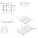 Doccia Duschwanne Ardesia 100x200cm