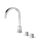 Tres Cuadro-Tres, Zweigriff-Standarmatur, chrom