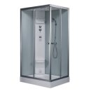 EAGO Dampfdusche DZ955F6 weiß 120x90 links