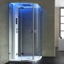Dampfdusche Stone Edition AWT LD109F15, 100x100cm,...