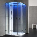 Dampfdusche Stone Edition AWT LD109F15, 100x100cm,...
