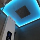 Dampfdusche Stone Edition AWT LD108F15, 90x90cm, weiß matt, Linksausführung