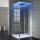 Dampfdusche Deluxe Edition AWT LD108F15, 90x90cm, silber, Rechtssausführung