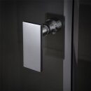 Dampfdusche Stone Edition AWT LD107F15, 120x90cm, weiß matt, Rechtssausführung
