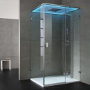 Dampfdusche Deluxe Edition AWT LD107F15, 120x90cm, silber, Rechtssausführung