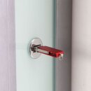 EAGO Dampfdusche DZ990-1F12 mit Duschtasse weiß 120x90 rechts