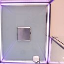 EAGO Dampfdusche DZ989-1F12 mit Duschtasse weiß 100x100 links