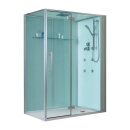 EAGO Dusche D991 weiß 150x90 rechts