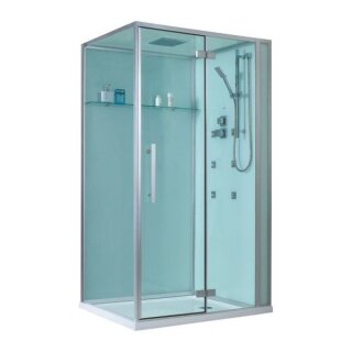 EAGO Dusche D990 weiß 120x90 rechts