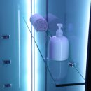 EAGO Dampfdusche DZ991-1F12 weiß 150x90 rechts