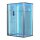EAGO Dampfdusche DZ991-1F12 weiß 150x90 links
