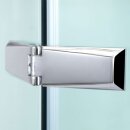 EAGO Dampfdusche DZ993F12 weiß 120x120