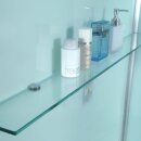 EAGO Dampfdusche DZ993F12 weiß 120x120