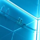 EAGO Dampfdusche DZ993-1F12 weiß 120x120