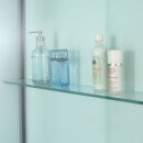 EAGO Dampfdusche DZ990F12 weiß 120x90 links