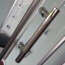 EAGO Dampfdusche DZ954F8 weiß 100x80 links