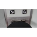 EAGO Dampfdusche DZ954F8 weiß 100x80 links