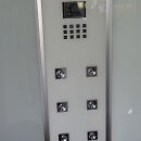 EAGO Dampfdusche DZ954F8 weiß 100x80 links