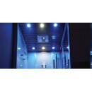 EAGO Dampfdusche DZ962F8 weiß 120x120