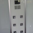 EAGO Dampfdusche DZ951F8 weiß 90x90