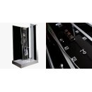 EAGO Dampfdusche DZ962F8 schwarz 120x120