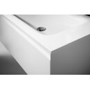 RepaBad Waschtischplatte SOFT 100/45, 1000 x 450 x 12 mm (Unterschränke und Dekoration nicht inklusive)