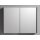 RepaBad Badmöbel CUBE Spiegelschrank, 1000 x 140 x 730 mm (2-türig)