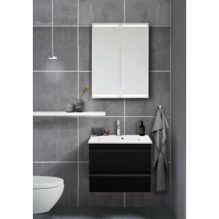 Dansani Badmöbel-Set ZARO, bestehend aus Minore 60 und Waschtischunterschrank 600 x 480 x 445 mm