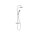 Tres Base-Tres Plus, Thermostatset Brausebatterie, chrom