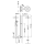 Tres Base-Tres Plus, Thermostatset Brausebatterie, chrom