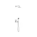 Tres Base-Tres Plus, Unterputz Brauseset Rapid-Box, chrom