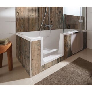 HSK DuschWANNE Dobla 160x75cm, Badewanne mit Tür