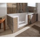 HSK DuschWANNE Dobla 160x75cm, Badewanne mit Tür