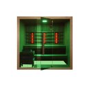 KOTKA Sauna+ Infrarotkabine 4 Personen; 200x150x190 cm