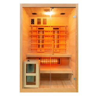 TWINCOMBI Sauna+Infrarot 2 Personen; 130x120x200 cm