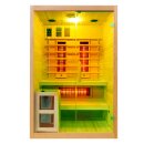 TWINCOMBI Sauna+Infrarot 2 Personen; 130x120x200 cm