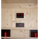 LAHTI Außensauna Infra & Sauna für 4-6 Personen; 198x181,5x202 cm