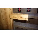 LAHTI Außensauna Infra & Sauna für 4-6 Personen; 198x181,5x202 cm