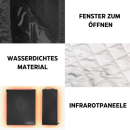 Tragbare Infrarotkabine (90x90x190 cm)