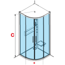 Novellini Glax 2 2.0 R - Dampfdusche