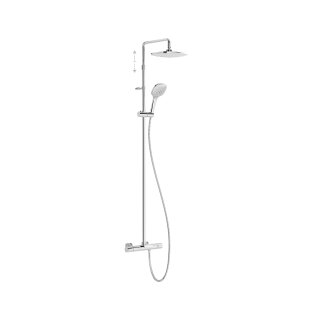 Tres Canigó-Tres Plus, Thermostat Wannenbatterie Set, chrom