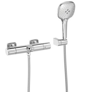 Tres Canigó-Tres Plus, Thermostat Wannenbatterie, chrom