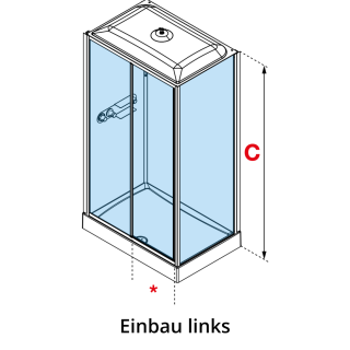 Einbau links
