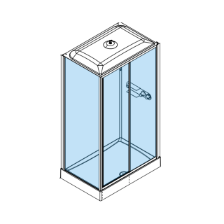 Standard mit Dach und Brause