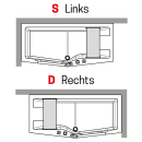 Novellini Iris mit Gestell + Iris Comby / Comby 2